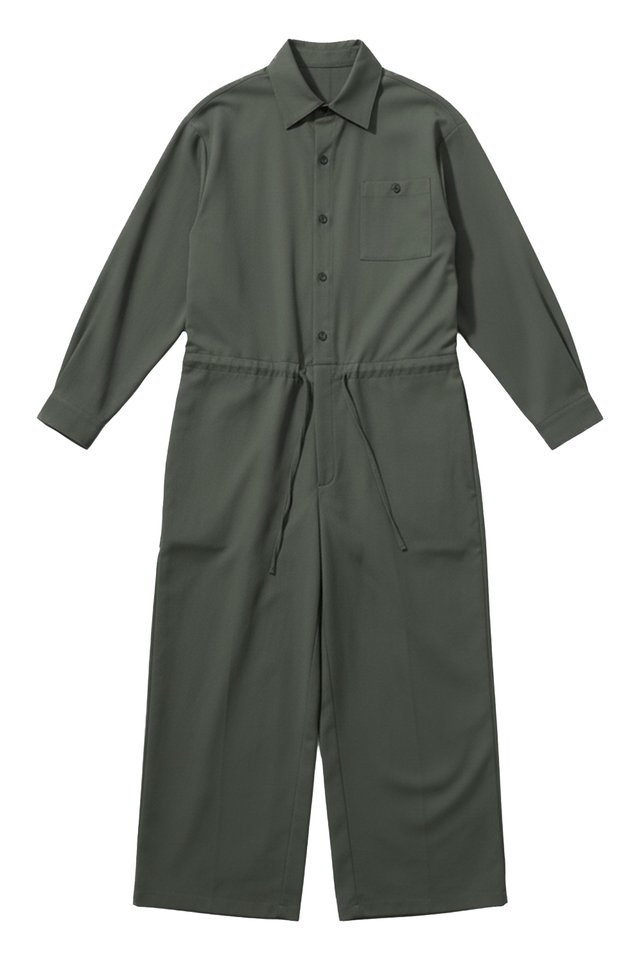 ANSEL UTILITY BOILERSUIT IN AGAVE