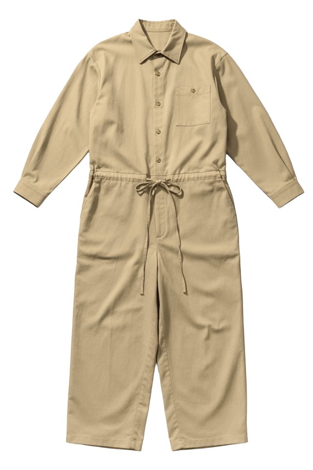 ANSEL UTILITY BOILERSUIT IN KHAKI