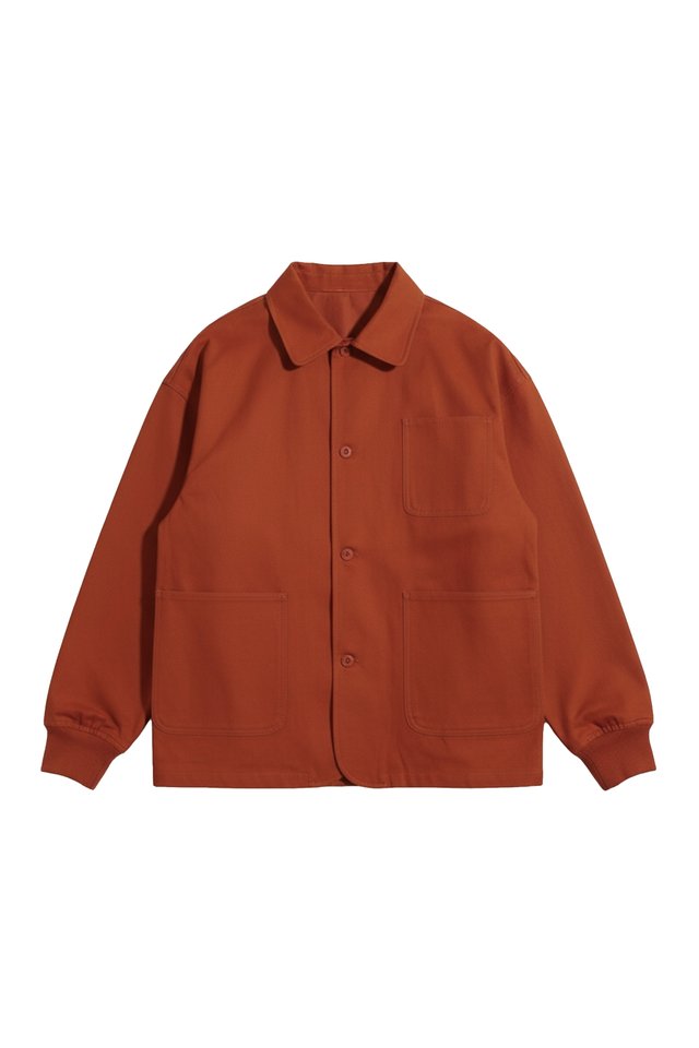 HENDRICK CHORE JACKET IN RUST