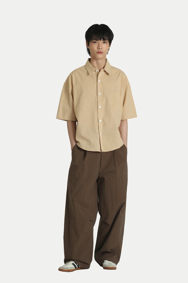 DANTE CURVE TROUSERS IN WALNUT