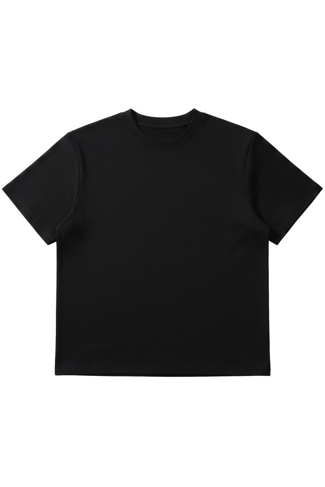 THE WEEKEND TEE IN BLACK/BLACK (SET OF TWO)