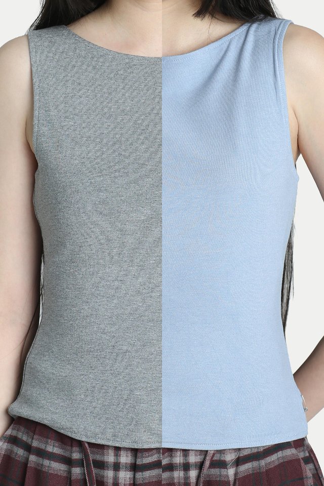 SOLARA REVERSIBLE TANK IN SEAL/CLOUDY SKY