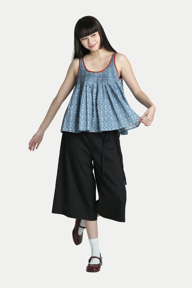 ALICE PINTUCK PLEAT TOP IN VINTAGE DUSK
