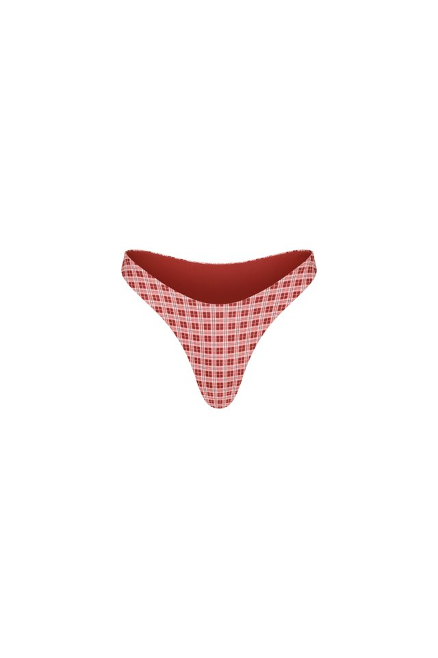 ARCADE X ALIGN DIXIE BOTTOM-VINTAGE RED PLAID