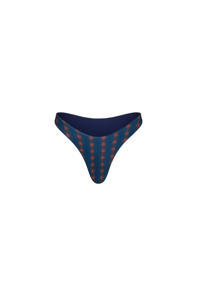 ARCADE X ALIGN DIXIE BOTTOM-MARINE PLAID