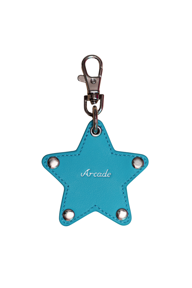 ARCADE X RUBY MERLOT LEATHER STAR CHARM-MINT