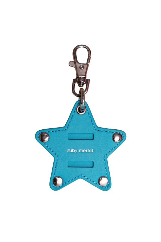 ARCADE X RUBY MERLOT LEATHER STAR CHARM-MINT