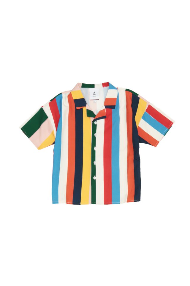 MINI HOLIDAY STRIPED SHIRT IN CARNIVAL