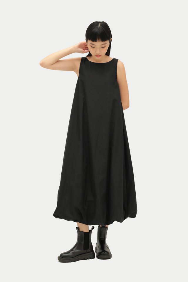 ARCADE X MINPOH CLOUD DRESS IN BLACK