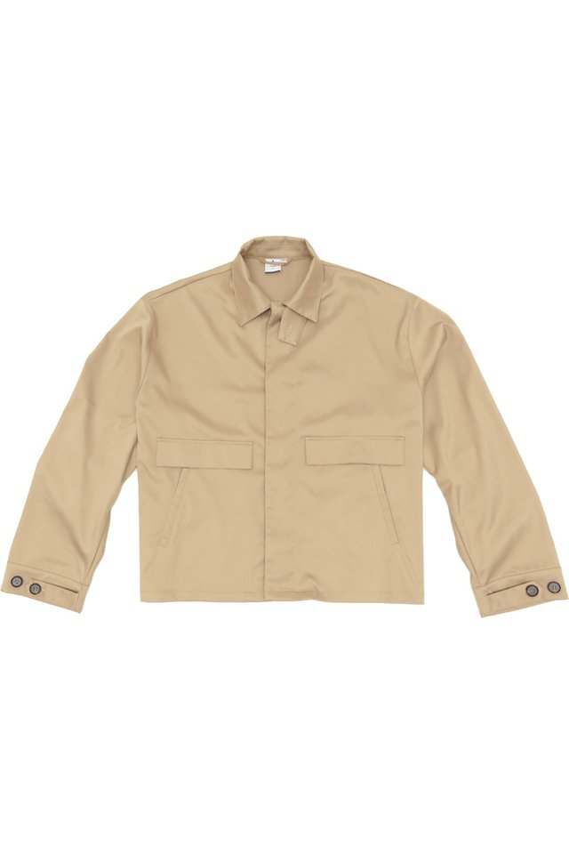 ARCADE X COLLINGOH CROPPED TRENCH IN KHAKI