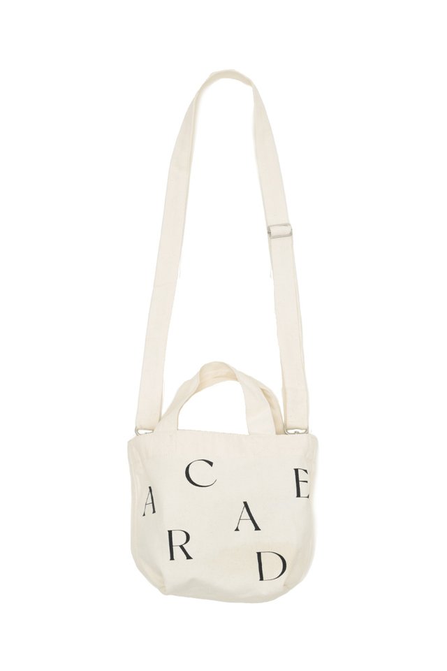 ARCADE 10TH YEAR MINI SLING TOTE IN OFF WHITE CANVAS