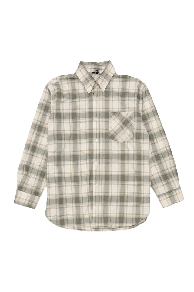 MURRAY OVERSIZED PLAID SHIRT IN OLIVE